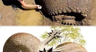 Glyptodon zırhlı kabuğu