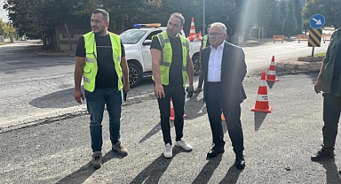 Büyükkılıç’tan, 19 Milyon TL Maliyetli, 9 Bin 200 Ton Sıcak Asfalt Kullanılan Çalışmada İnceleme