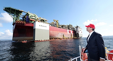 Türkiye'nin İlk Yüzer Doğal Gaz Üretim Platformu Çanakkale'de...