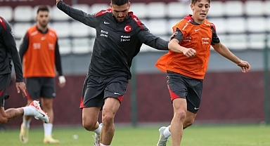 A Milli Futbol Takımı, Karadağ maçının hazırlıklarını sürdürdü