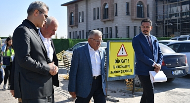  Başkan Büyükkılıç’tan Mutfak Sanatları Merkezi İnşaatına Yakın Takip