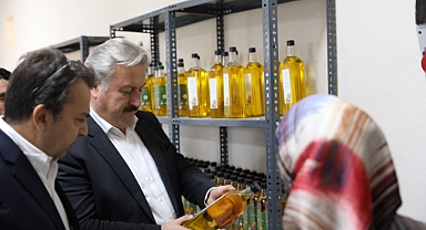 Başkan Palancıoğlu, Ağırnas Mimarsinan Kadın Kooperatifi'nde Aspir Yağı İhracatını Değerlendirdi