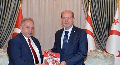  Başkan Yalçın'dan KKTC Cumhurbaşkanlarına 