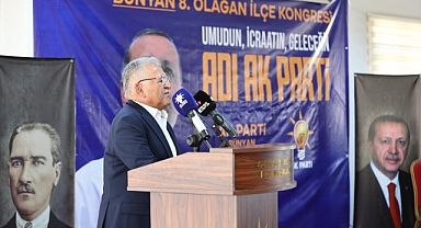 Büyükkılıç, AK Parti 8. Olağan Bünyan İlçe Kongresi’ne Katıldı