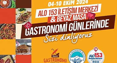 Büyükşehir Alo 153 ve Beyaz Masa, Kayseri Gastronomi Günleri’nde Vatandaşları Dinliyor