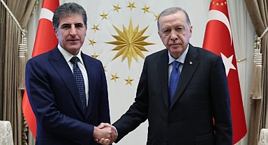 Cumhurbaşkanı Erdoğan, IKBY Başkanı Barzani’yi kabul etti
