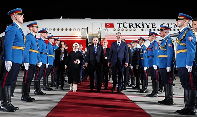 Cumhurbaşkanı Erdoğan, Resmi Ziyaret İçin Sırbistan’a Gitti