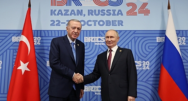 Cumhurbaşkanı Erdoğan, Rusya Devlet Başkanı Putin ile bir araya geldi