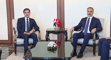 DIŞİŞLERİ Bakanı Hakan Fidan, Irak Kürt Bölgesel Yönetimi (IKBY) Başkanı Neçirvan Barzani ile Ankara'da bir araya geldi.