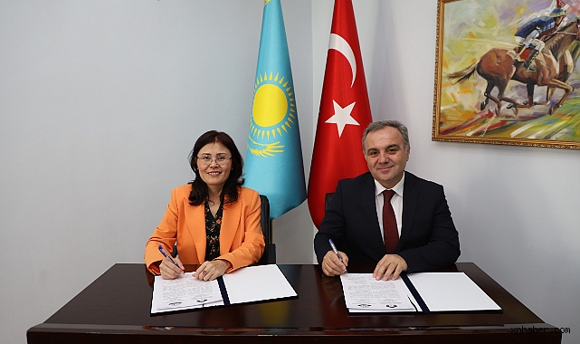 ERÜ ile Hoca Ahmet Yesevi Uluslararası Türk-Kazak Üniversitesi Arasında Akademik İş Birliği Protokolü İmzalandı
