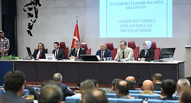 Kayseri Büyükşehir Belediye Meclisi Ekim Ayı Toplantısında 81 Gündem Maddesi Karara Bağlandı