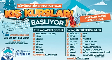 Kayseri Büyükşehir Belediyesi Konservatuvarı'nın Kış Kursları İçin Kayıtlar 4 Ekim’de Sona Eriyor
