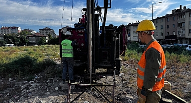 Kayseri Büyükşehir Belediyesi'nden Sahabiye Kentsel Dönüşüm Alanında Zemin Etüdü Çalışması