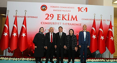 Kayseri'de 29 Ekim Cumhuriyet Bayramı Coşkuyla Kutlandı