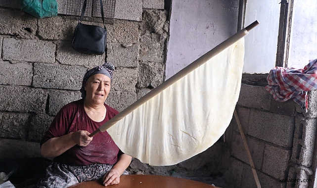 Kayseri’de 500 Yıllık Yufka Ekmeği Geleneği İmece Usulüyle Sürdürülüyor