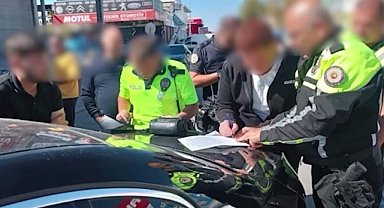 Kayseri'de drift atan sürücüye 32 bin TL ceza