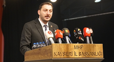 MHP Kayseri İl Başkanı Enes Ertuğrul Kalın: 