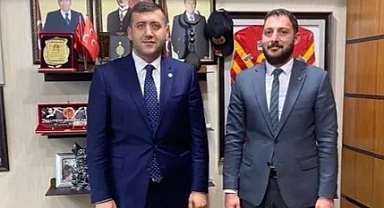 MHP Kayseri Milletvekili Baki Ersoy'dan Yeni İl Başkanı Enes Ertuğrul Kalın'a Tebrik Mesajı