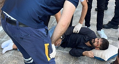 Polisi görünce balkondan atlayan firari hükümlü yaralandı