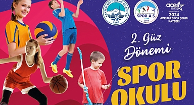 Spor A.Ş.’nin 2. Güz Dönemi Spor Okulu Kayıtları Başladı
