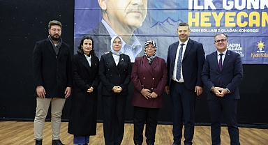 Başkan Özdoğan, Hacılar Kadın Kolları Kongresi'nde 