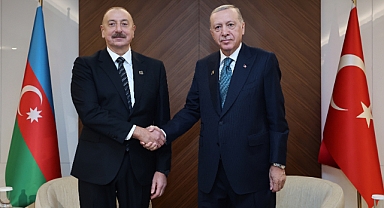 Cumhurbaşkanı Erdoğan, Aliyev ile görüştü