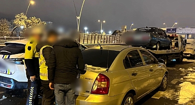 Drift yapan ve diğer kurallara uymayan 5 sürücüye 180 bin TL ceza