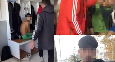 Kayseri'de antrenörden futbolcuya darp; o anlar kamerada