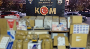 Kayseri Develi'de Huzur Uygulaması: Aranan 8 Şahıs Yakalandı, Kaçak Malzemeler Ele Geçirildi