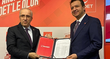 Saadet Partisi Genel Başkanı Arıkan, mazbatasını aldı