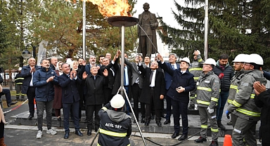 Sarız'da Doğal Gaz Ateşi Yakıldı, Başkan Büyükkılıç: 