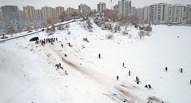 Talas’ın Küçük Erciyes’inde Kar ve Eğlence Dolu Anlar