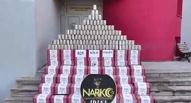 Bakan Yerlikaya: Adana'da 'Narkoçelik-50' operasyonunda 825 kilogram eroin ele geçirildi