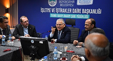 Başkan Büyükkılıç, Teknik Bakım Ekibiyle Sabah Çorbada Bir Araya Geldi