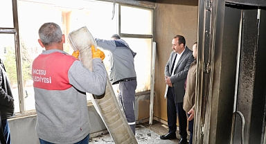 İncesu'da Yangında Küle Dönen Ev, El Birliğiyle Yeniden İnşa Ediliyor