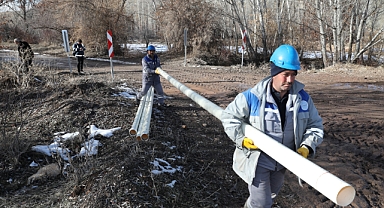 KASKİ’den Pınarbaşı’na 4,1 Kilometrelik İçme Suyu Hattı