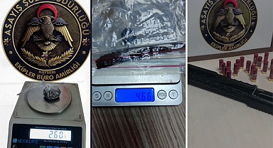 Kayseri’de Asayiş Ekiplerinden Büyük Operasyon: 2 Aranan Şahıs Yakalandı, Ruhsatsız Silahlar ve Narkotik Madde Ele Geçirildi