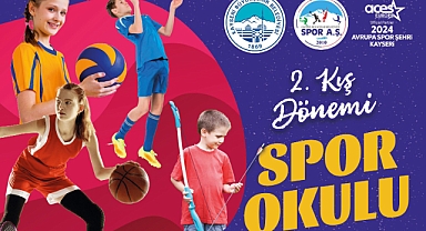 Kayseri’de Kış Dönemi Spor Okulları Başladı: Avrupa’nın En İyi Spor Şehri Kayseri, Gençlerin Sporla Büyümesini Destekliyor!