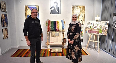 Kayseri’de Sanatın İki Yüzü: Feray Koç Hançer’in ‘İki Sanat Arasındaki Bağ’ Sergisi Ziyaretçilerini Bekliyor