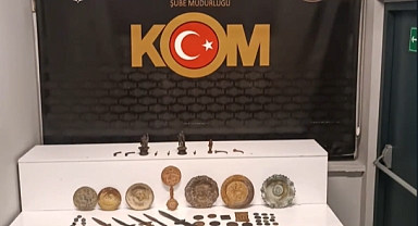 Kayseri’de Tarihi Eser Kaçakçılığına Operasyon: 52 Parça Roma ve Bizans Eseri Ele Geçirildi