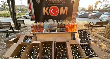 Kayseri'de Yılbaşı Öncesi Sahte Alkol Operasyonu: 294 Şişe Ele Geçirildi