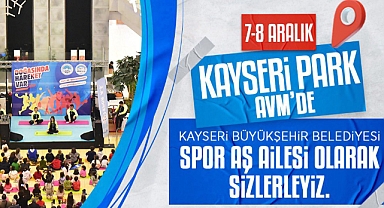 Kayseri Park’ta Spor ve Eğlence Rüzgârı: Spor A.Ş. ile AVM Günleri Başlıyor