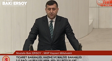 MHP’li Baki Ersoy’dan Bütçe Görüşmelerinde Mali Müşavirler ve Çiftçiler İçin Talepler!