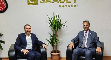 Saadet Partisi Kayseri İl Başkanı Erdal Altun, Yeniden Refah Partisi Kayseri İl Başkanı Abdullah Turaç’ı Ağırladı