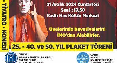 TMMOB İnşaat Mühendisleri Odası, 70. Yılını ve Meslektaşlarını İçin Özel Etkinlik Düzenliyor