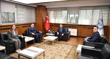 Büyükkılıç, Bünyan Belediye Başkanı Metin’i Makamında Ağırladı