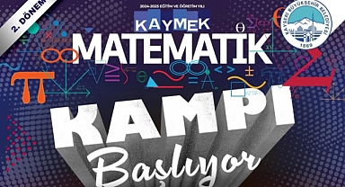 Büyükşehir KAYMEK’in Matematik Kampı’nda 2. Dönem Kayıtları Başladı