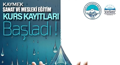 Büyükşehir KAYMEK’te Ücretsiz Sanat ve Mesleki Eğitim Kursları Başladı!