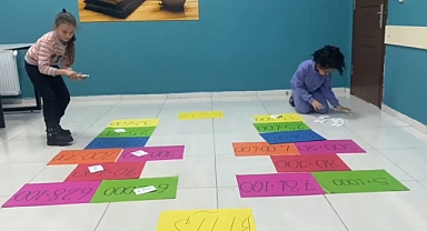 Çocuklar KAYMEK’te Matematikle Hem Eğleniyor Hem Öğreniyor!