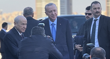 Cumhurbaşkanı Erdoğan, Bahçeli ile bir araya geldi